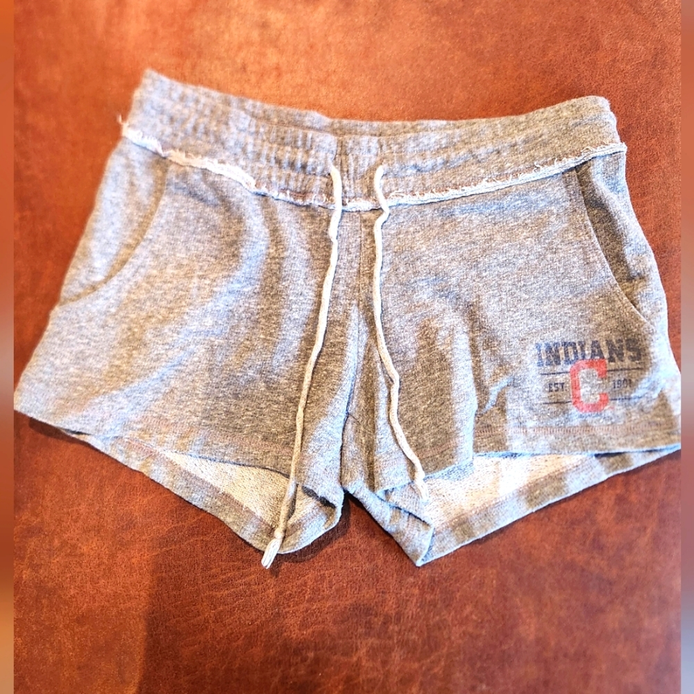 MLB Blue Athletic Shorts with Drawstring and Soft Fabric